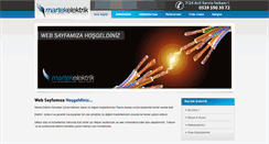 Desktop Screenshot of martekelektrik.com
