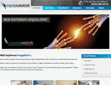 Tablet Screenshot of martekelektrik.com